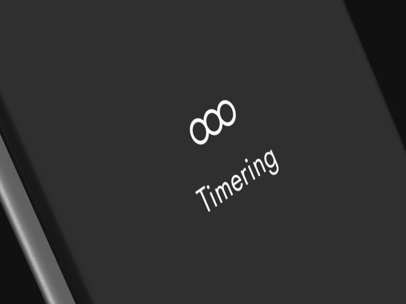 Timering Launch animation app design gif interface ios micro interaction motion ui ui animation user interface ux