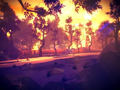 Invader! animation art colors concept idea illustration mountains style tiger train