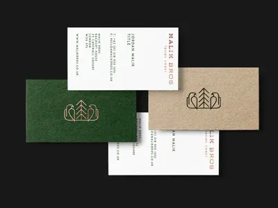 Malik Bros branding bird brand business company crest identity logo mark monogram shape symbol tailor