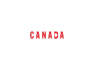 Canada canada concept flag graphic design logo logo design minimalistic red