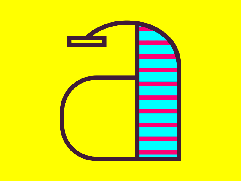 Line Font color font iampof lettering letters senegal type typography