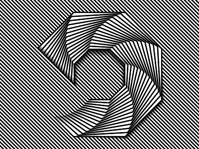 Daily Vector- 2017.Sept.3 art black and white blend blend tool daily design lines shadows shapes stripes vector