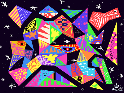 Gather The Pieces artwork illustration photoshop
