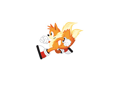 Fast Friends Part 2 90s classic games fast illustration retro games run sega sonic speed tails vector videogames