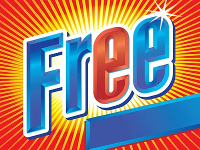 Free brillo lettering typography