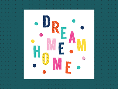 Dreamy cute dotty dream dreamy illustration letterrs lyrics sweet type typeface