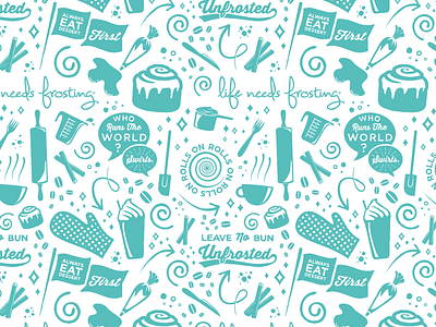 Cinnabon Wall Paper Pattern cinnabon illustration interior paper pattern wall