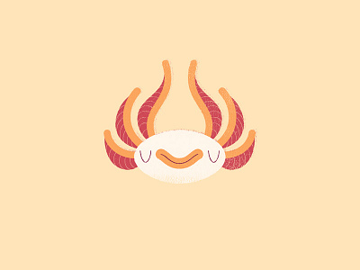Axolotl animal axolotl colors cute flat kawai minimalist nature simple