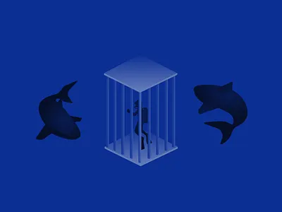 Shark Tank illustration shark vector vectordailies