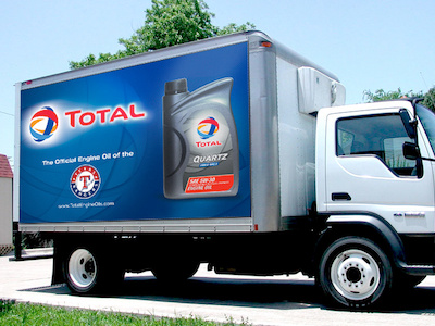 Truck Wrap box truck oil rangers texas wrap
