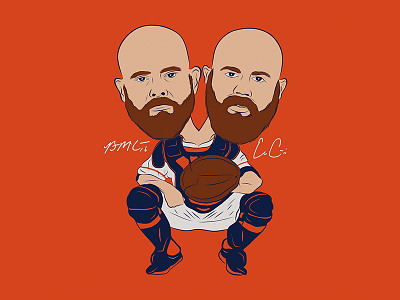 Brevan McGattis adobe draw apparel astros baseball gattis houston illustration mccann mlb sports t shirt