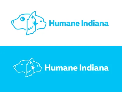 Humane Indiana Logo Alternate branding humane society logo design