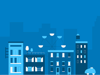 StreetEasy Neighborhood Guide apartments brooklyn dumbo hero image illustration illustrator neighborhood nyc real estate streeteasy vector