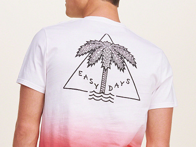 Easy Days apparel days easy hollister illustration palm psychadellic