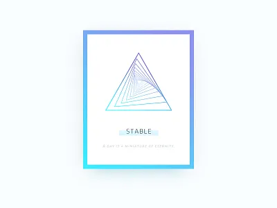 UI-Every day a word ai graphics motto transform distortion