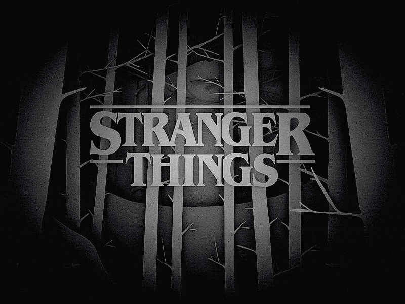 Paper Things animation craft cut illustration paper stranger things