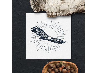 Keem moving forward adventure badge dreamcatcher dreams grunge logo spirit tribal typography vintage wanderlust