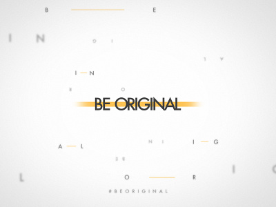 Be Original art direction artwork branding duotones graphic design poster design ui ux visual design visual identity
