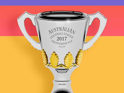 AFL trophy 3d afl gf icon trophy