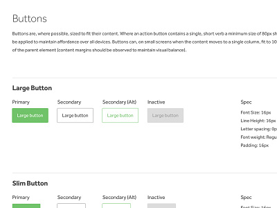 Style Guide - Buttons buttons resources style style guide tooling ui