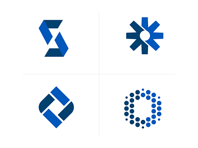 Software Tester logos blue icon logo