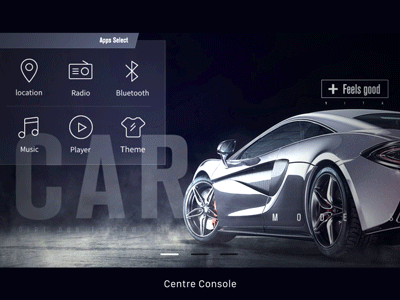 UI - Centre Console car ui