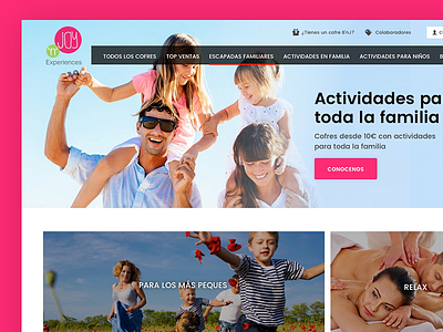 Hero home e-commerce design ecommerce header hero home modular web