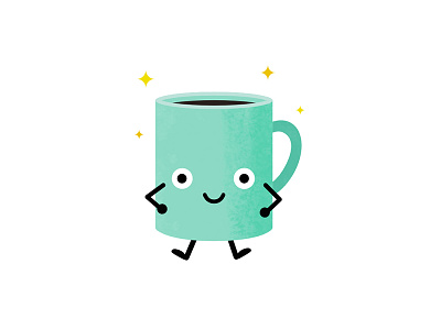 Cup o' Coffee affinity designer avatar caffeine character coffee doodle drink illustration mug