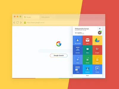 Google Redesign clean design google concept home google minimal product redesign
