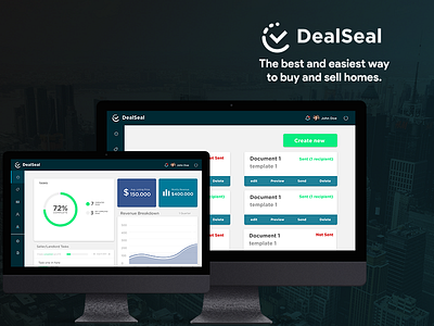 Dealseal creation design life project realtor ui ux web web design