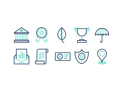 More icons document finance growth icon id illustration navigation report security trophy ui winning