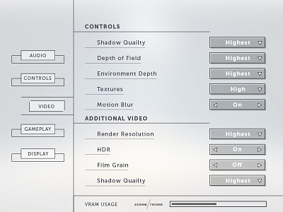 Daily UI Challenge #007 - Settings Page daily challenge design game design settings ui user interface design ux web design