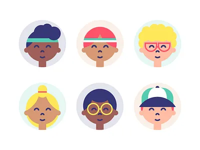 Yogi Avatars avatars character design people persona product ui user interface ux visual design