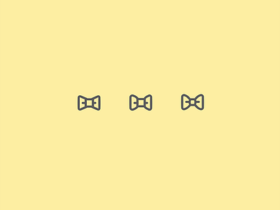 bowtie / etiquette icon bowtie icon