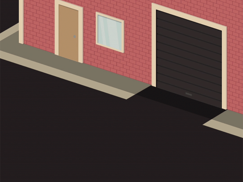 Warehouse Truck factory isometric truck