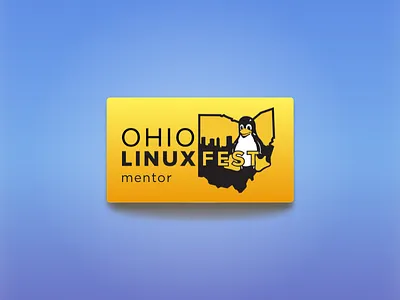 Ohio LinuxFest 2017 Mentor Promo Image conference linux linuxfest open source penguin promo shadow tech tux
