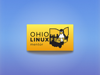 Ohio LinuxFest 2017 Mentor Promo Image conference linux linuxfest open source penguin promo shadow tech tux