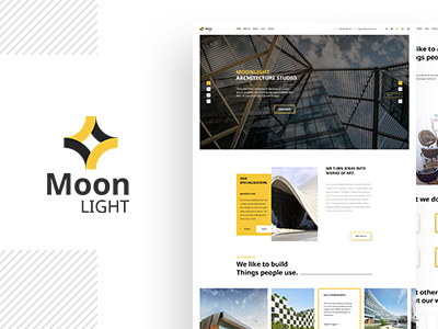 Moonlight - Architecture & Interior Design WP Theme architecture clean decor design interior minimal responsive theme ui ux web design wordpress