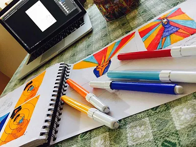 New commission WIP! article doctor fever for ill illustration looking magazine personalwork sofiasita wip workinprogress