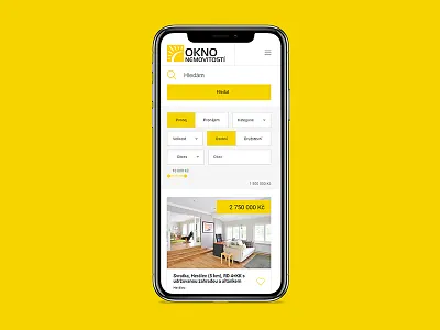 Real estate agency website iphonex mobile web