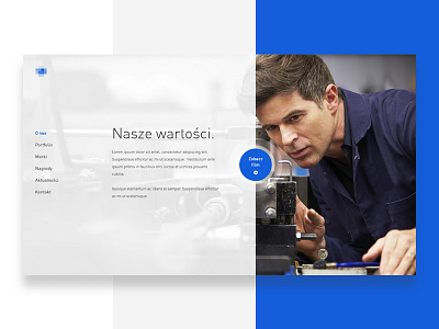 Factory blue clean factory focus grey simplicity ui ux white worker