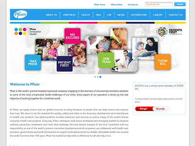 Pfizer Pk css design drupal garden html ui ux