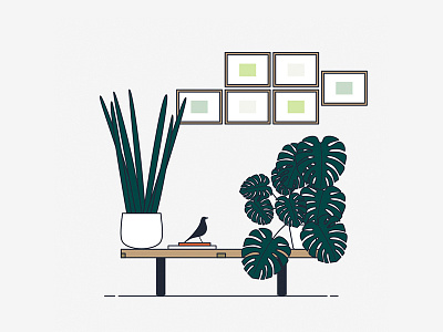 Urban Jungles art direction cactus creative design digital art eames graphic ideas illustration plants sukulent vector