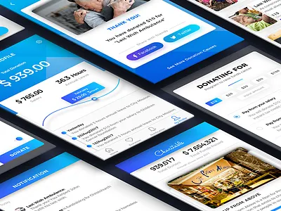 Charitable mobile app app charity donation ios