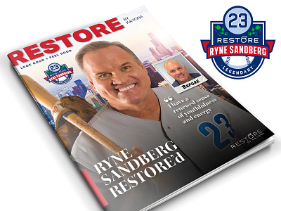 Ryno RESTORE'd cubs hair restoration ryne sandberg ryno