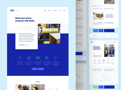 MAT: Case Study behance case study clean home landing simple website