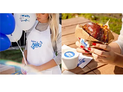 BISTRO_visual style_10yrs anniversary anniversary burger foodtruck handwritten logo logotype script truck typography