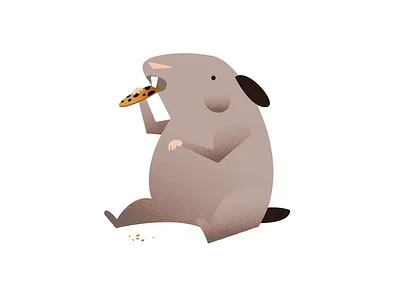 Playing around with this fat hamster illustration sketch study