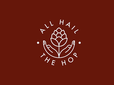 All Hail The Hop beer logo