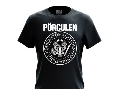 The Five Bros tee eagle logo porculen porculenbros ramones tee tshirt vector